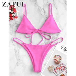 Zaful Pink Bikini Set